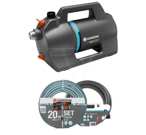 NIEUWE Gardena Beregeningspomp 4200 in doos SET met slangen, Ophalen of Verzenden, Nieuw, Elektrisch, Beregeningspomp