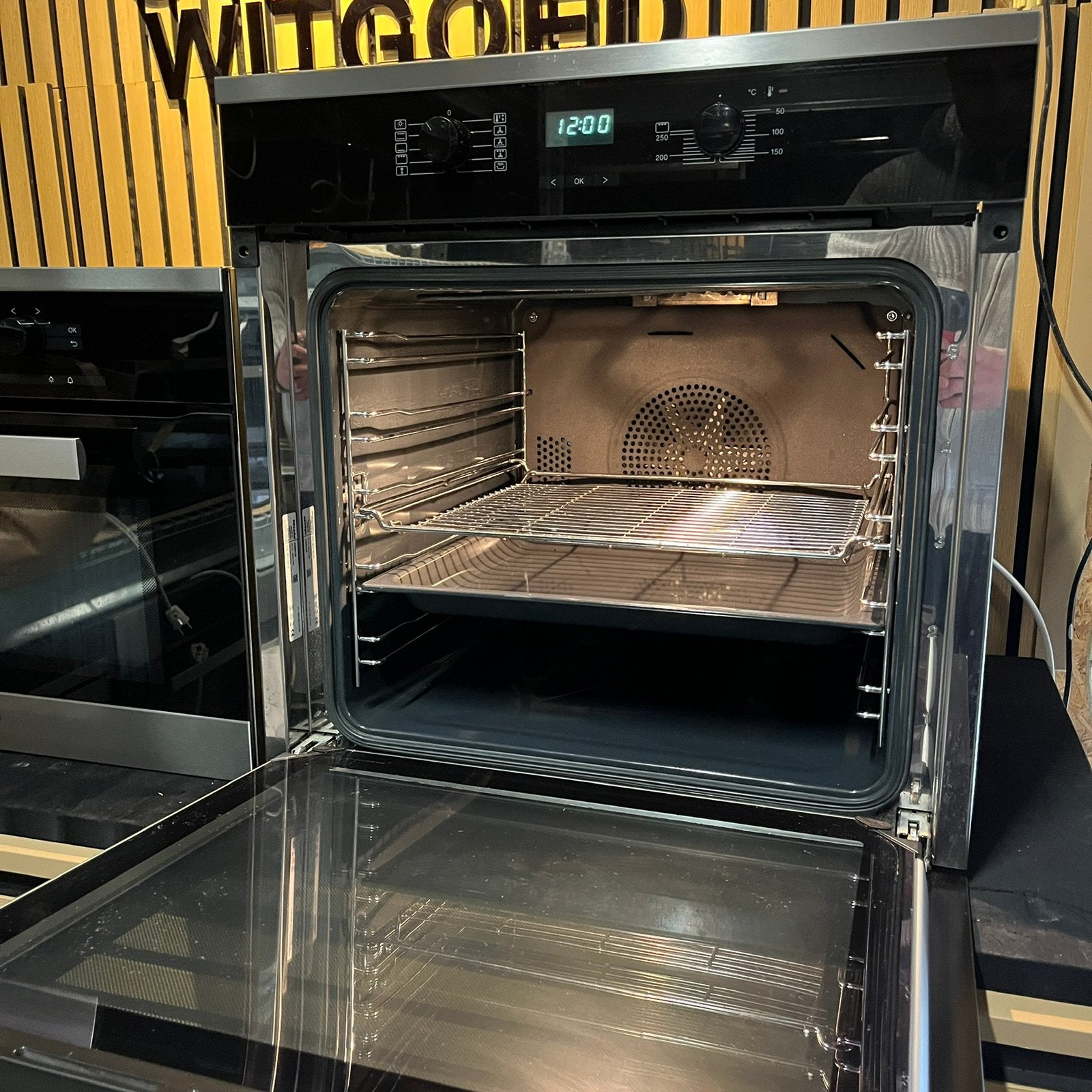 Luxe Miele set combi oven magnetron en solo oven 6000 serie, Ophalen, 60 cm of meer, Zo goed als nieuw, Oven met grill