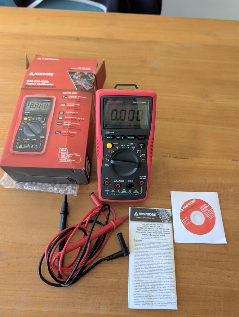 Digitale Multimeter Amprobe AM-510-EUR, Doe-het-zelf en Verbouw, Ophalen of Verzenden, Nieuw, Multimeter