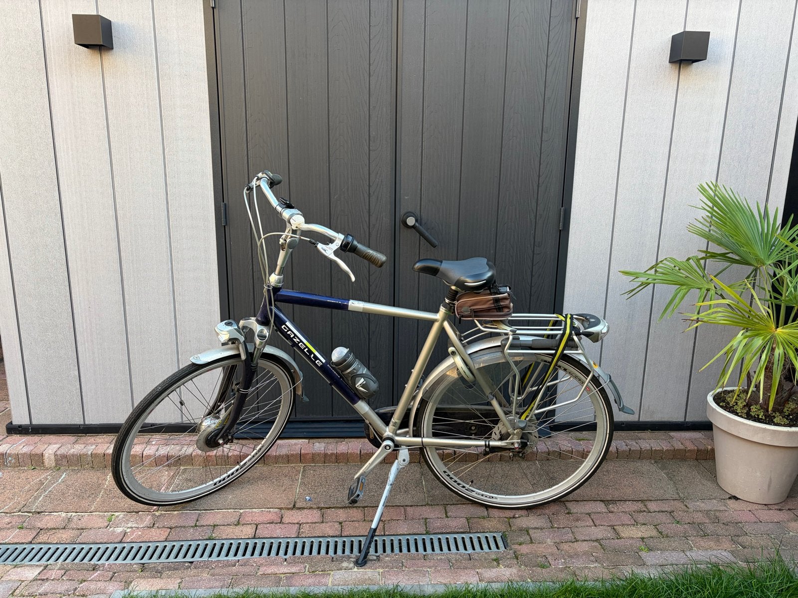 Gazelle Chamonix stadsfiets heren- Frame 57cm, Ophalen, Gebruikt, Versnellingen, 57 tot 61 cm