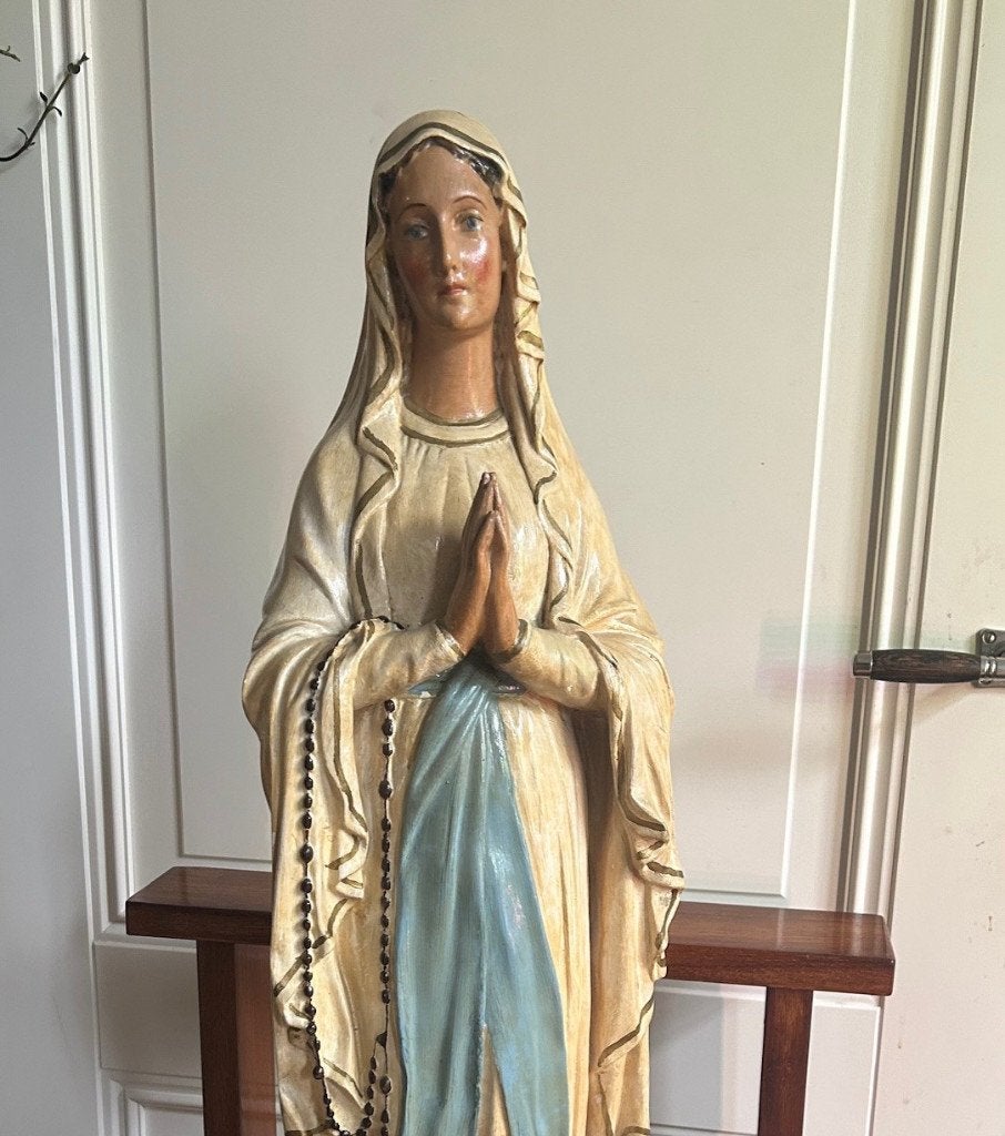 Prachtig beeld van Maria Lourdes, 87 cm!, Ophalen