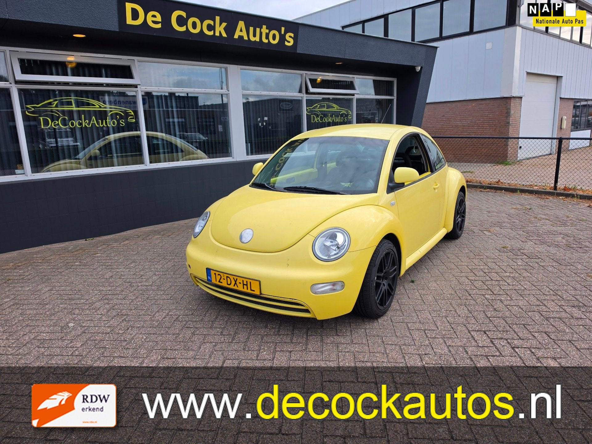 Volkswagen New Beetle 2.0 Highline/AIRCO, Auto's, Beetle (Kever), 4 cilinders, 1984 cc, 4 stoelen