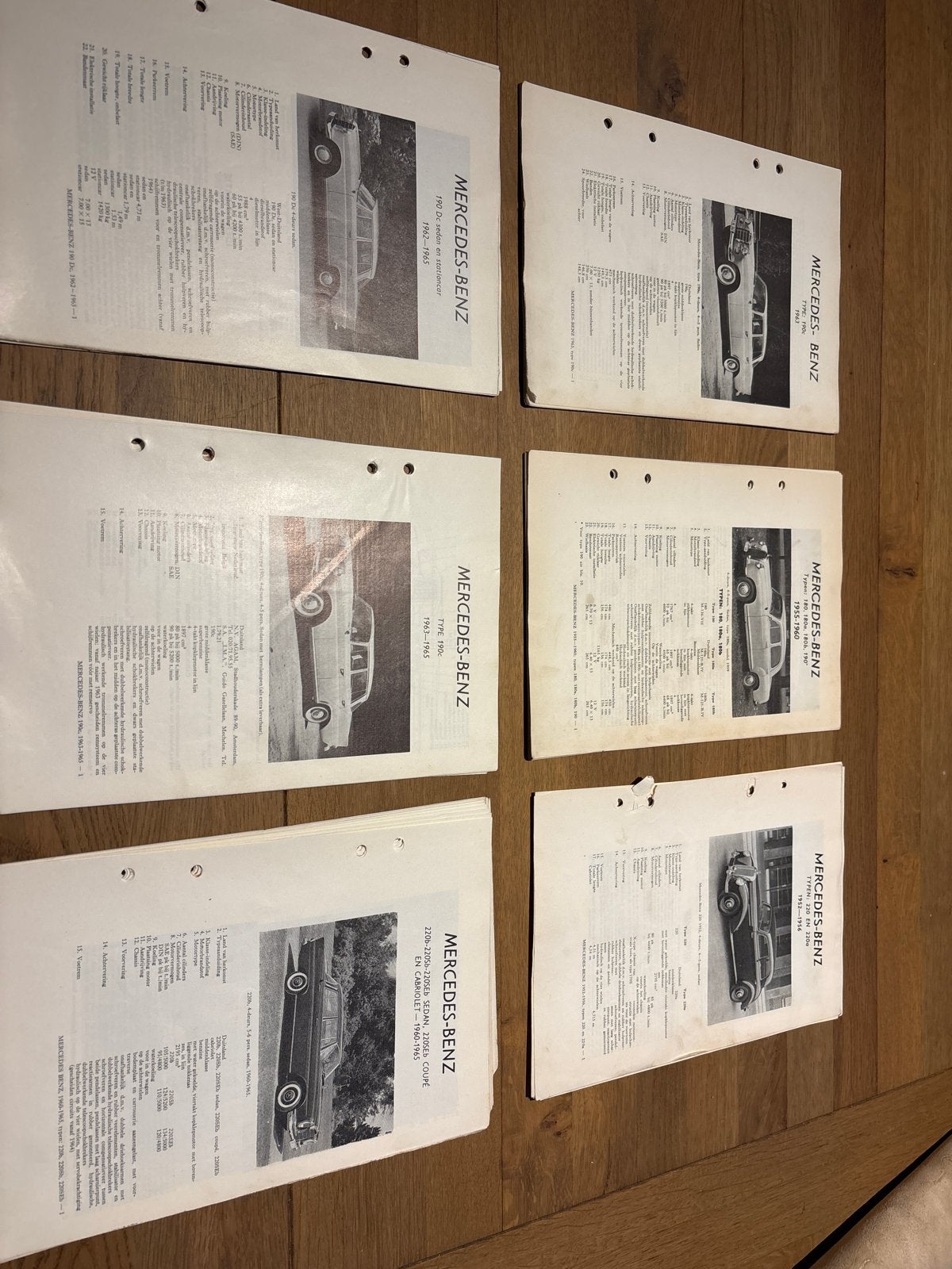 Mercedes-Benz Oldtimer Specificaties (1952-1965), Ophalen of Verzenden, Gelezen, Mercedes