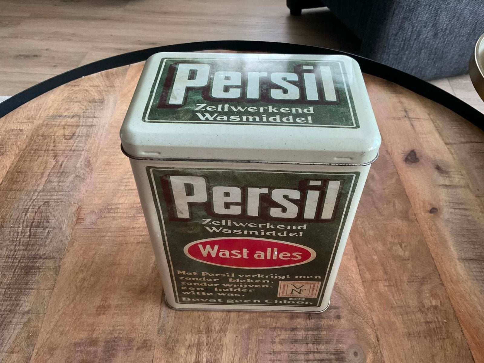 Mooi vintage Persil blik - Een aanwinst voor verzamelaars, Verzamelen, Blikken, Ophalen of Verzenden