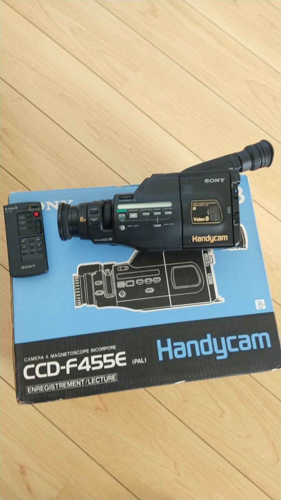 Sony CCD- F 455E videocamera, Ophalen of Verzenden, Hi 8, Camera