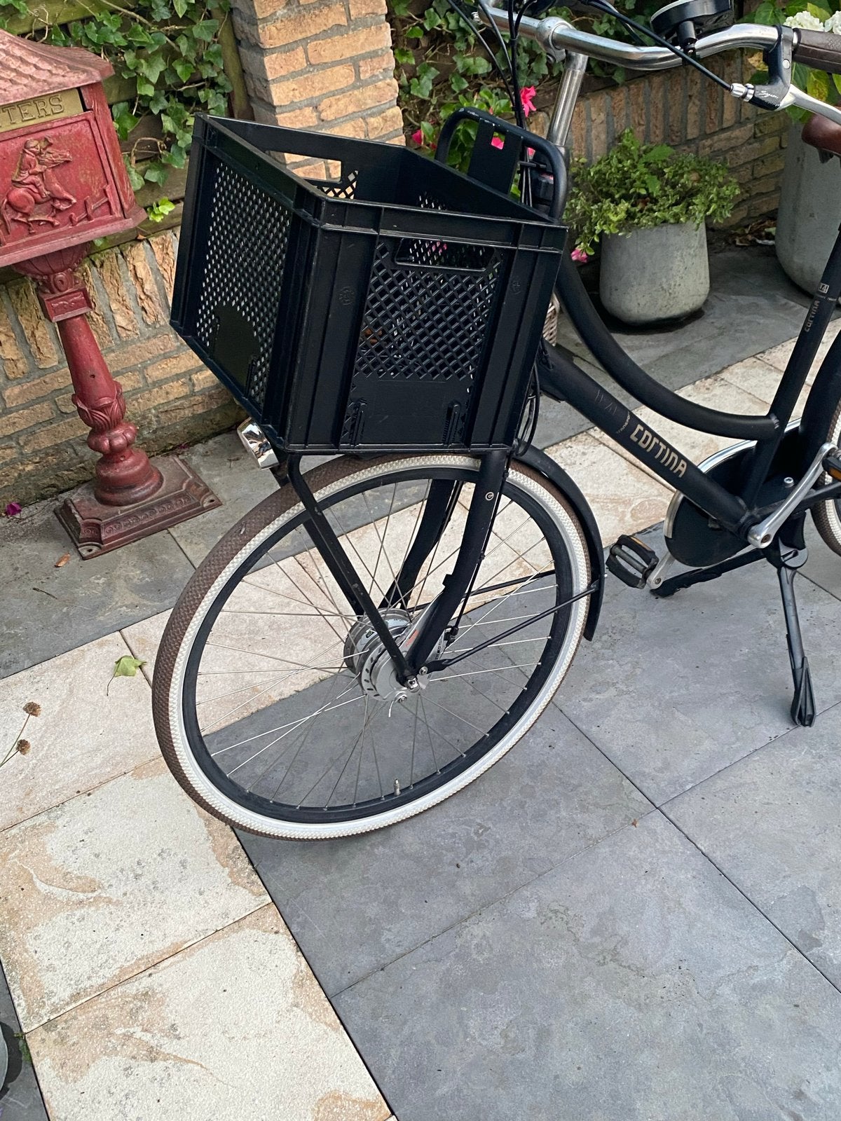 Cortina U4 Elektrische Fiets met Mand - Zo goed als nieuw, Ophalen of Verzenden, Zo goed als nieuw, Cortina, 51 tot 55 cm