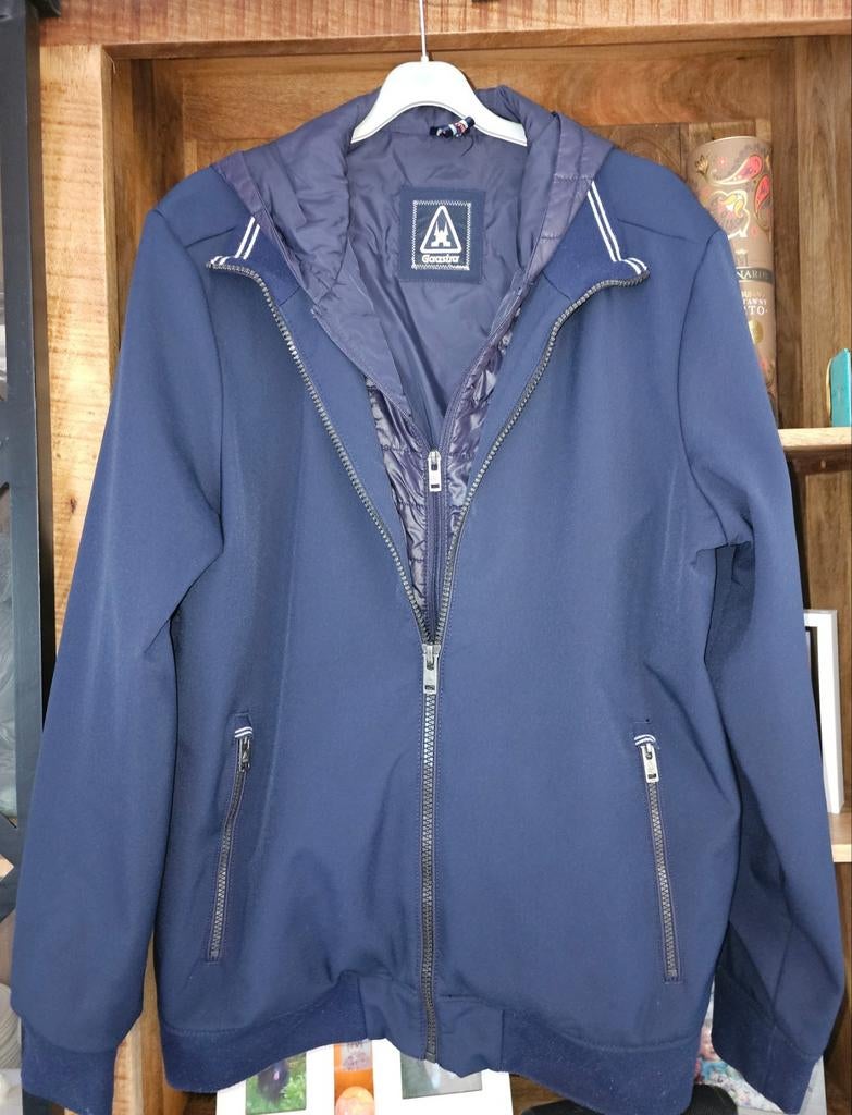 Gaastra herenjas, maat L, zo goed als nieuw, Kleding | Heren, Jassen | Zomer, Gedragen, Overige maten, Blauw, Ophalen of Verzenden