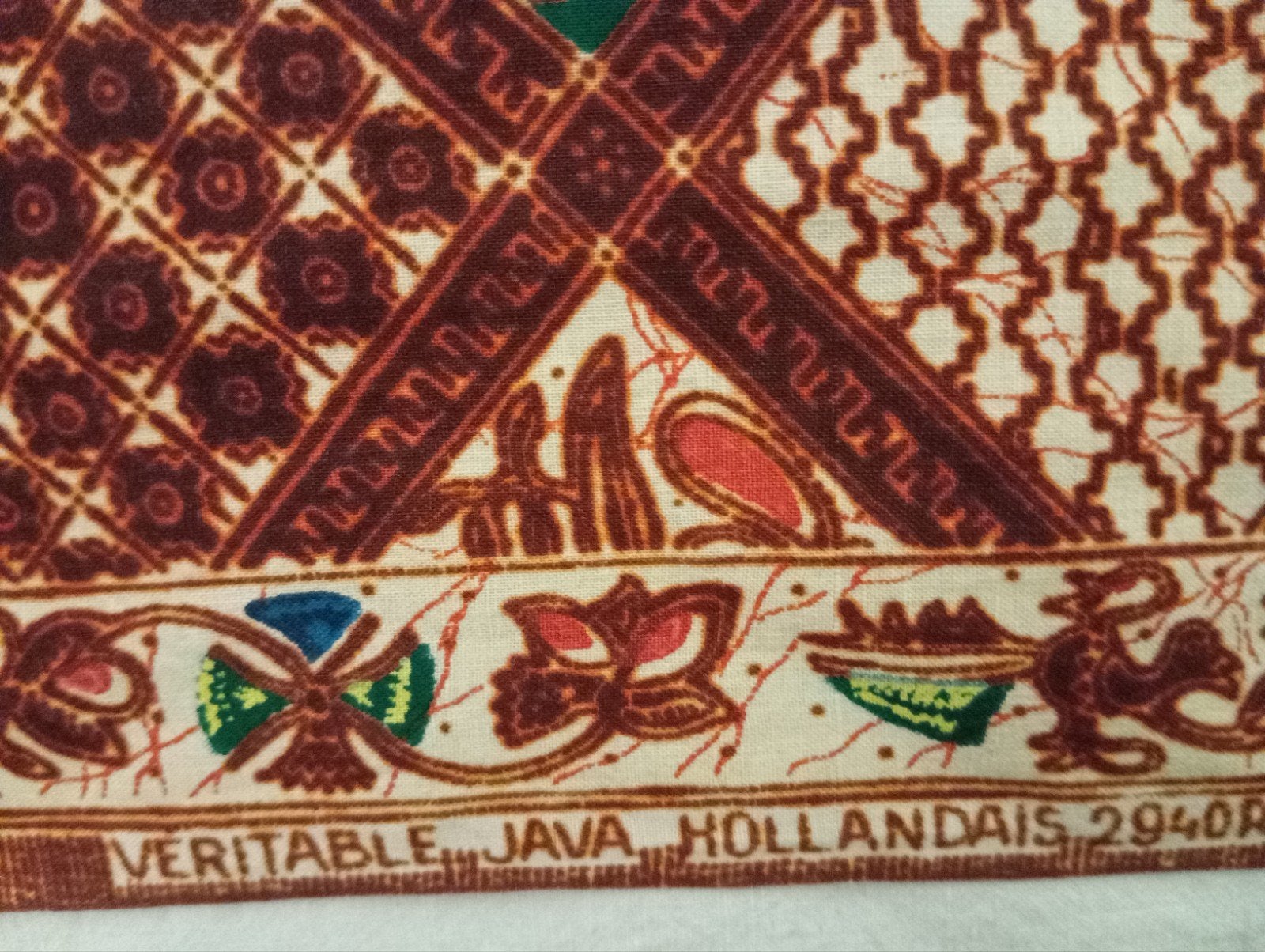 prachtig batik kleed/ lap stof, Ophalen of Verzenden, Katoen, 30 tot 200 cm, 120 cm of meer
