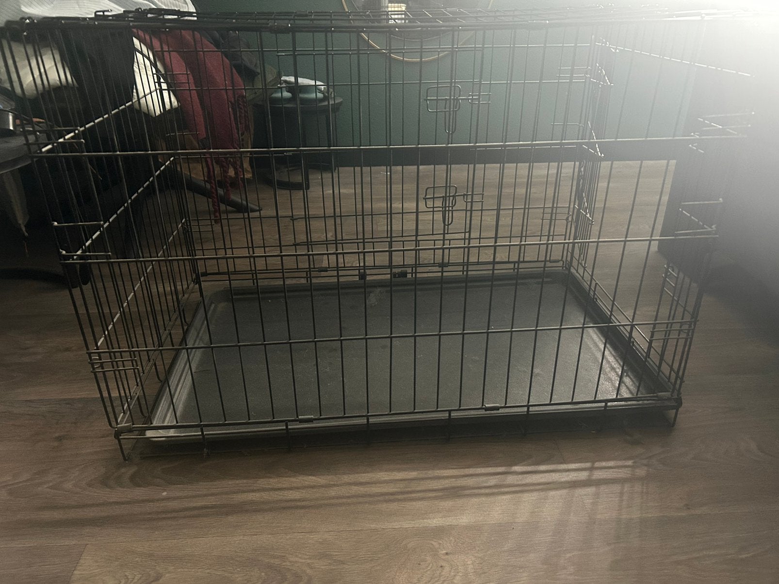 Hondebench zwart, Dieren en Toebehoren, Hondenhokken, Ophalen, Zo goed als nieuw, 75 tot 110 cm, Minder dan 65 cm