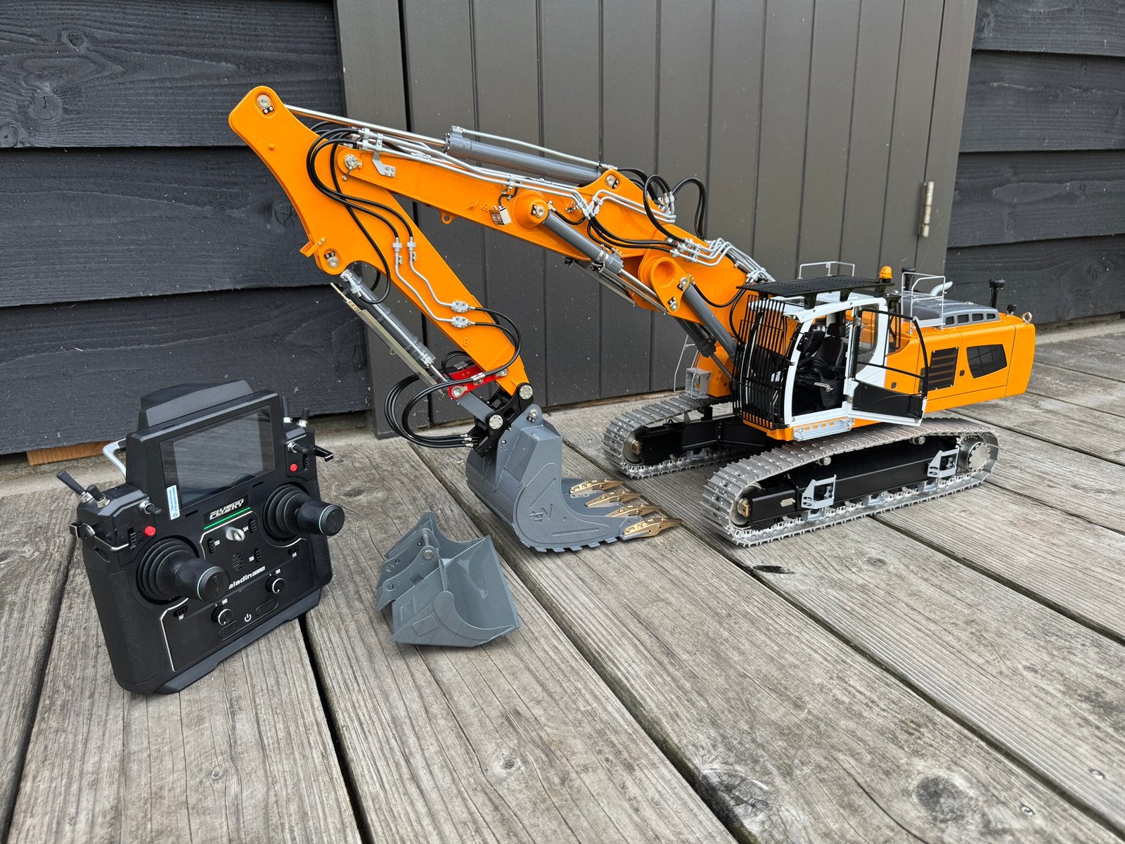 LESU Graafmachine Liebherr LR956 Hydraulisch. Ook Custom, Ophalen of Verzenden, Nieuw, Groter dan 1:32