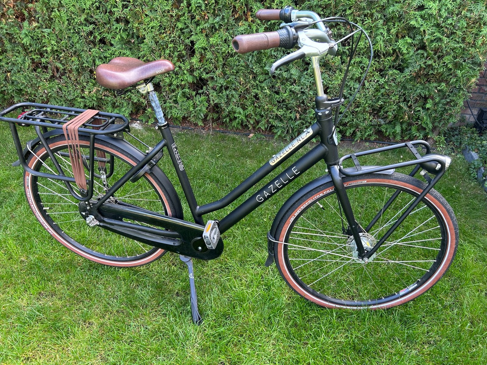 Gazelle HeavyDuty NL Transportfiets - Zo goed als nieuw, Fietsen en Brommers, 53 tot 56 cm, Velgrem, Versnellingen, Ophalen of Verzenden