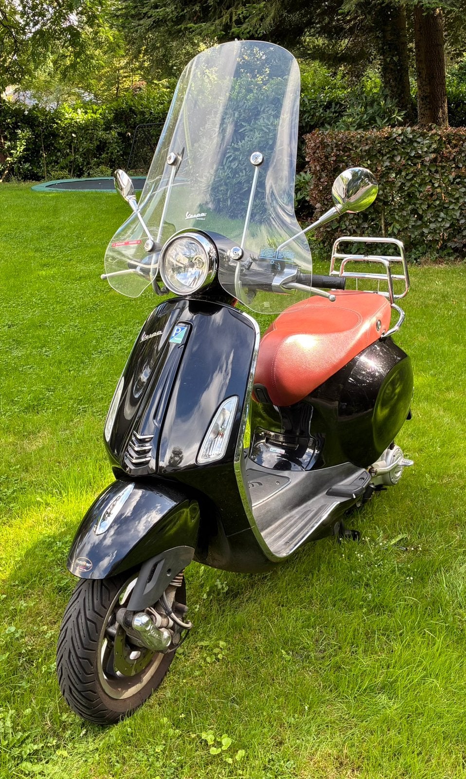 Vespa Primavera Zwart, Fietsen en Brommers, Scooters | Vespa, Ophalen, Gebruikt, Overige modellen, Maximaal 45 km/u