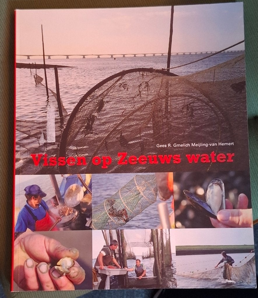 Vissen op Zeeuws water, door Gees Gmelich Meijling-v. Hemert, 20e eeuw of later, Gees Gmelich Meijling-van Hemert, Ophalen of Verzenden