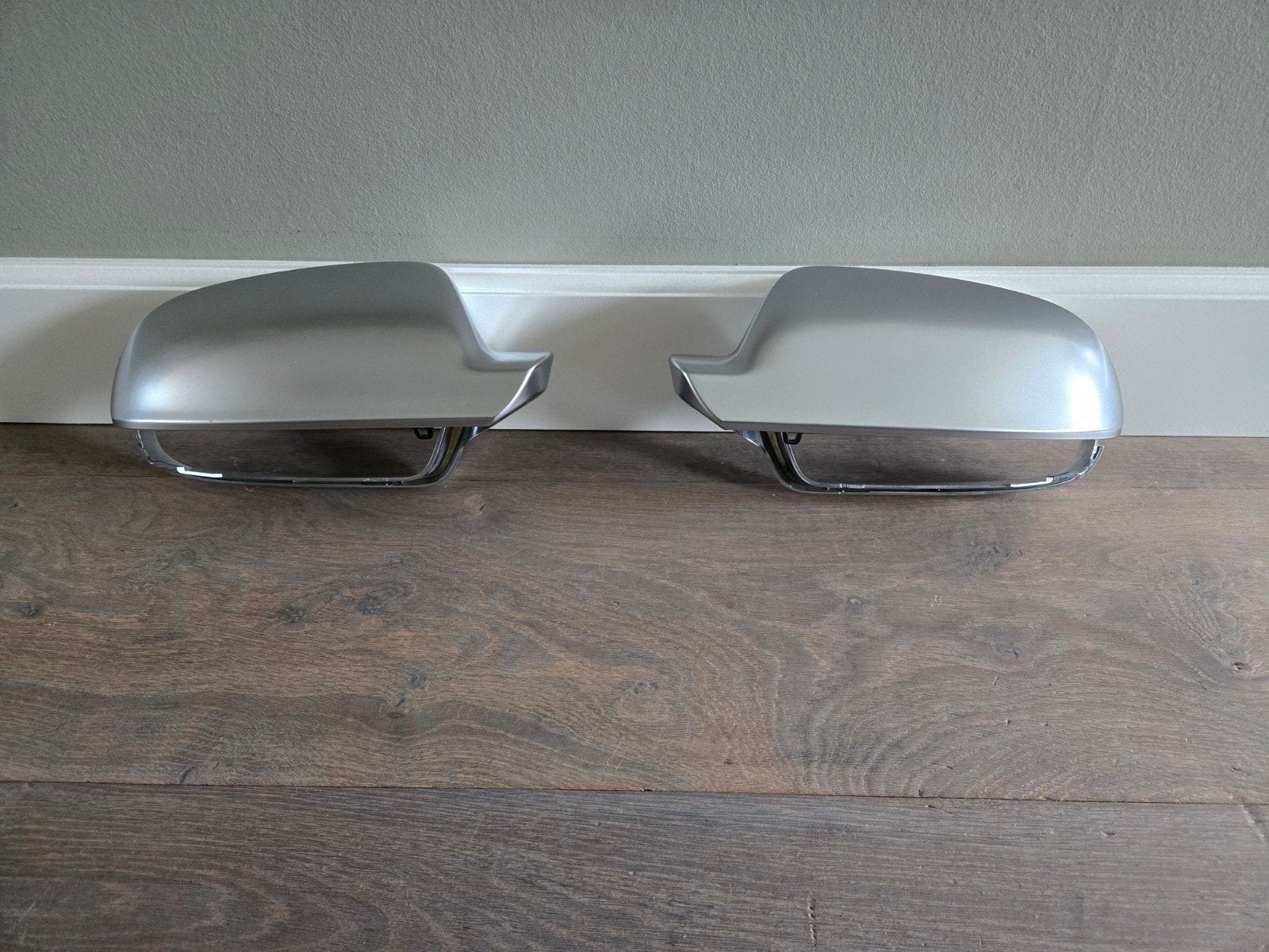 Originele Spiegelkappen audi S4 B8.5 A4 Mat Aluminium, Ophalen of Verzenden