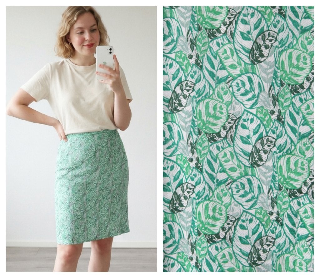 Avoca - prachtige rok - groen - maat 2 = 38, Kleding | Dames, Maat 38/40 (M), Verzenden, Avoca, Zo goed als nieuw