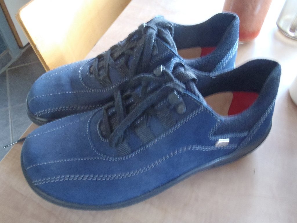 Dameschoenen Helvesko, Ophalen, Blauw, Wandelschoenen, Zo goed als nieuw