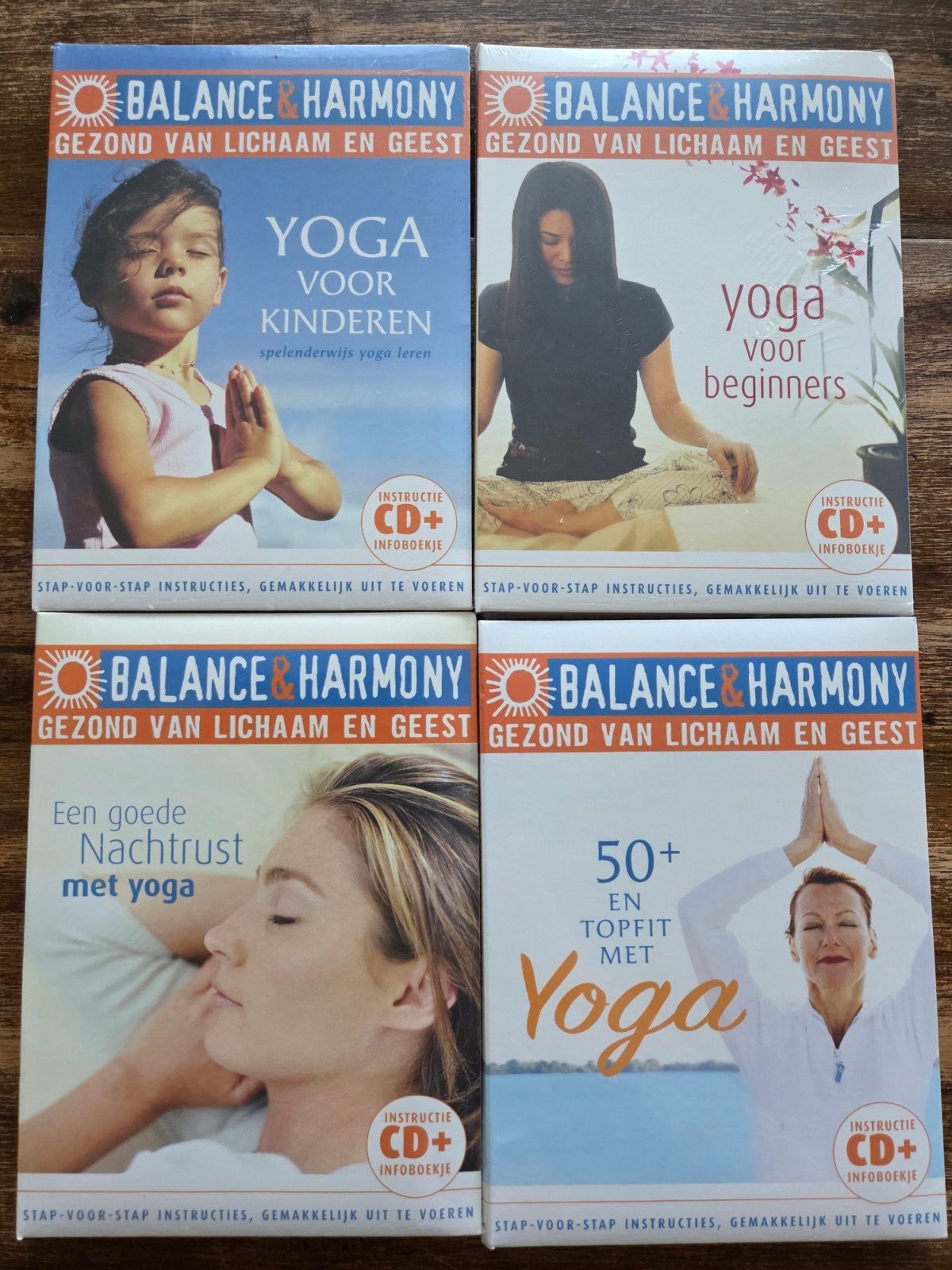 Yoga CD's: Voor Kinderen, Beginners, Nachtrust & 50+, Verzenden, Inclusief boekje, Ontspanningsmuziek, Nieuw in verpakking