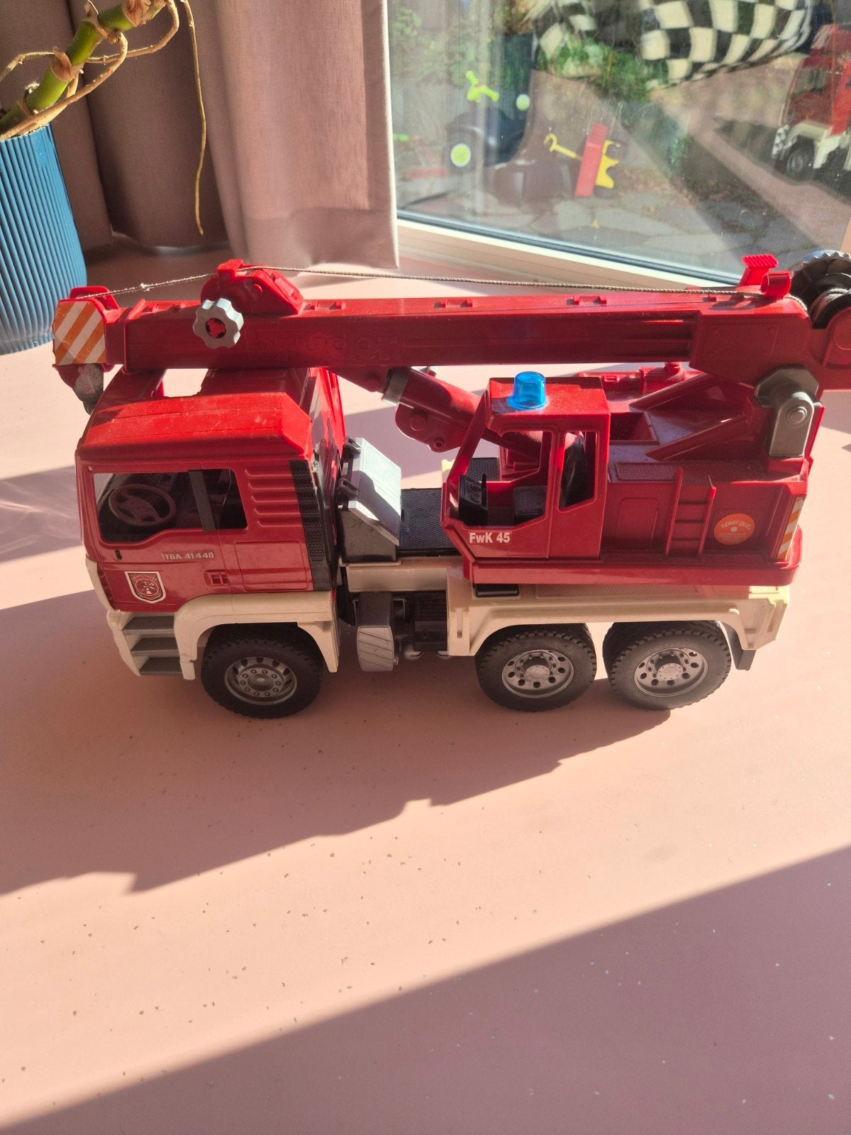 Bruder Takelwagen/Kraanwagen, Ophalen of Verzenden, Gebruikt