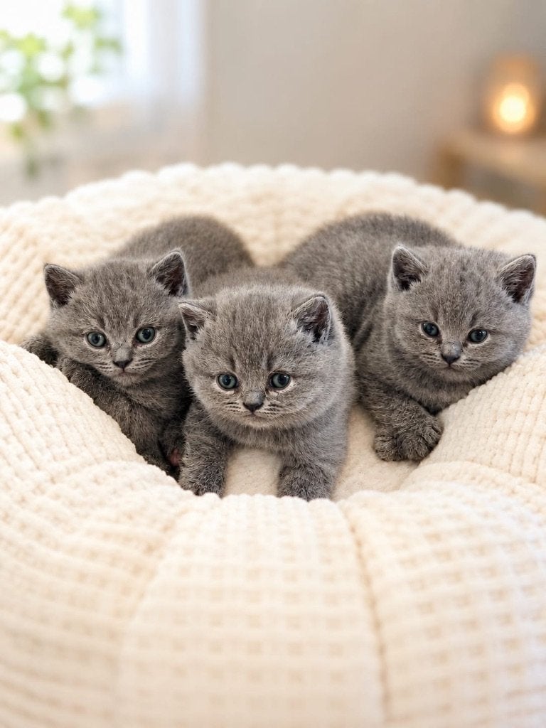 🐾Britse Korthaar kittens zoeken een gouden mandje🐾, Meerdere dieren
