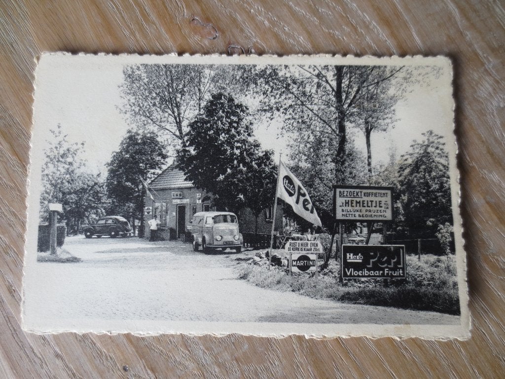 Ansichtkaart : Montfoort Thee en Speeltuin te Willeskop 1955, Ophalen of Verzenden, 1940 tot 1960, Gelopen, Utrecht