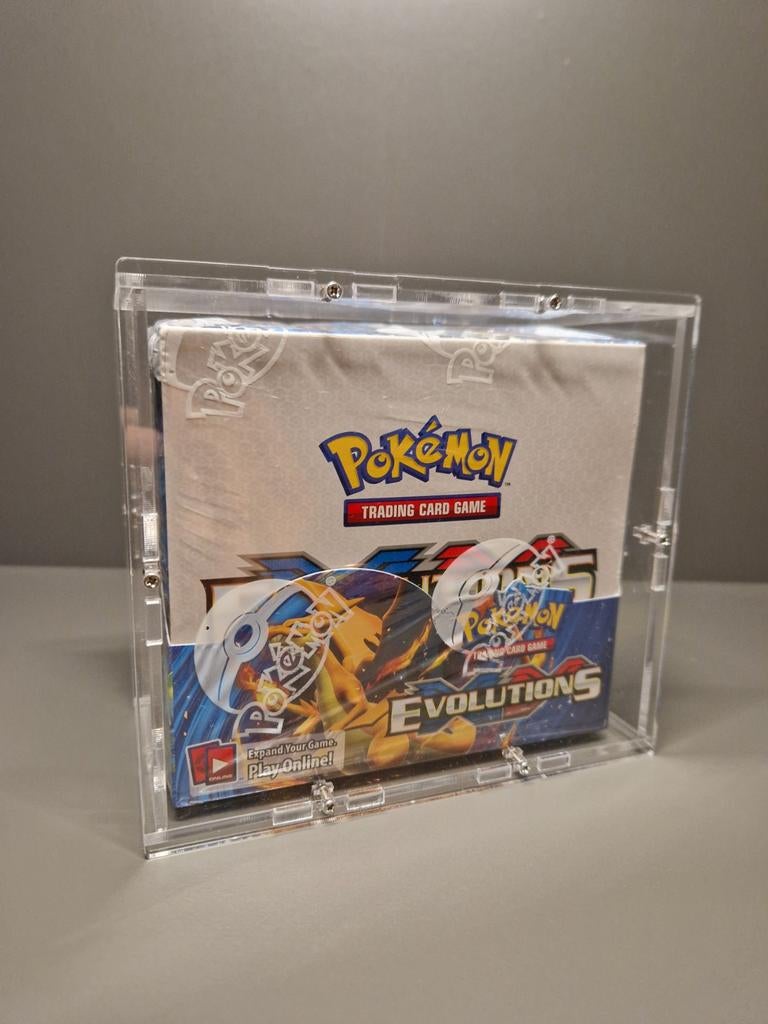 Pokemon TCG XY Evolutions Booster box incl Acrylic, Hobby en Vrije tijd, Verzamelkaartspellen | Pokémon, Ophalen of Verzenden