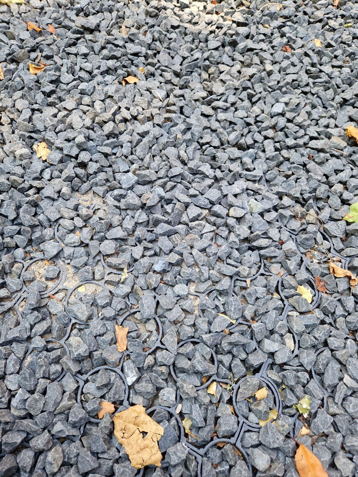 gratis 10m2 Antraciet split/grind voor oprit of tuin, Ophalen, Gebruikt, Antraciet, Split