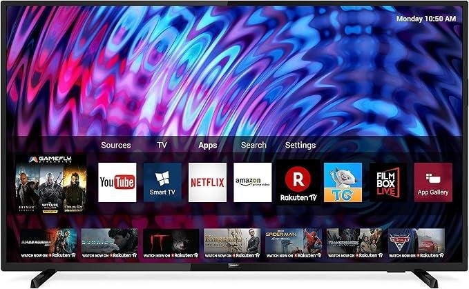 Philips 50PFS5803/12 Smart TV  50 inch Defect gaat niet aan, Ophalen, Philips, 50 Hz, LCD