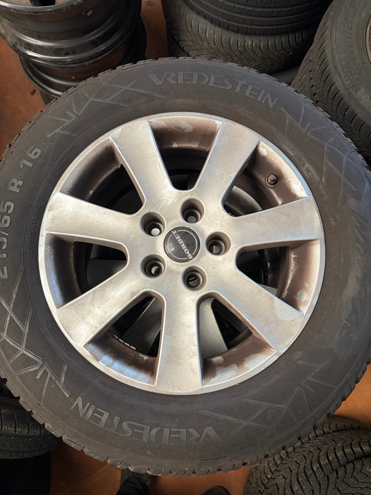 Borbet velgen set 16 inch, Ophalen, 16 inch, Banden en Velgen, Winterbanden
