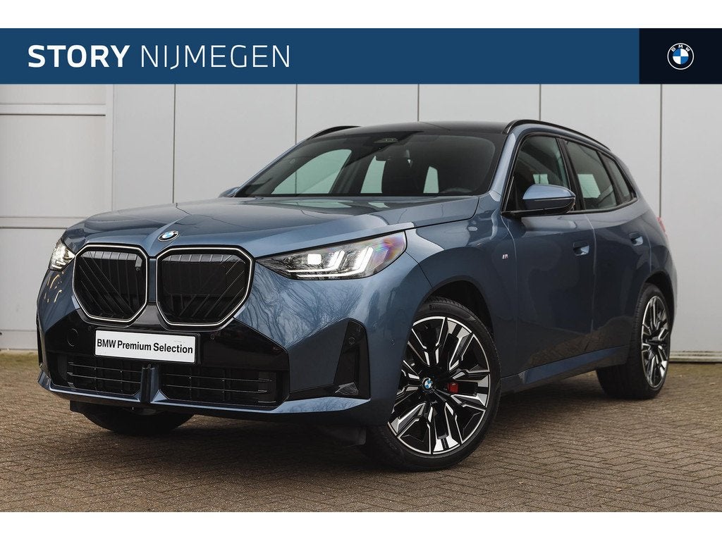 BMW X3 20 xDrive High Executive M Sport Automaat / Panoramad, Auto's, BMW, Gebruikt, Blauw, Bedrijf, Vierwielaandrijving