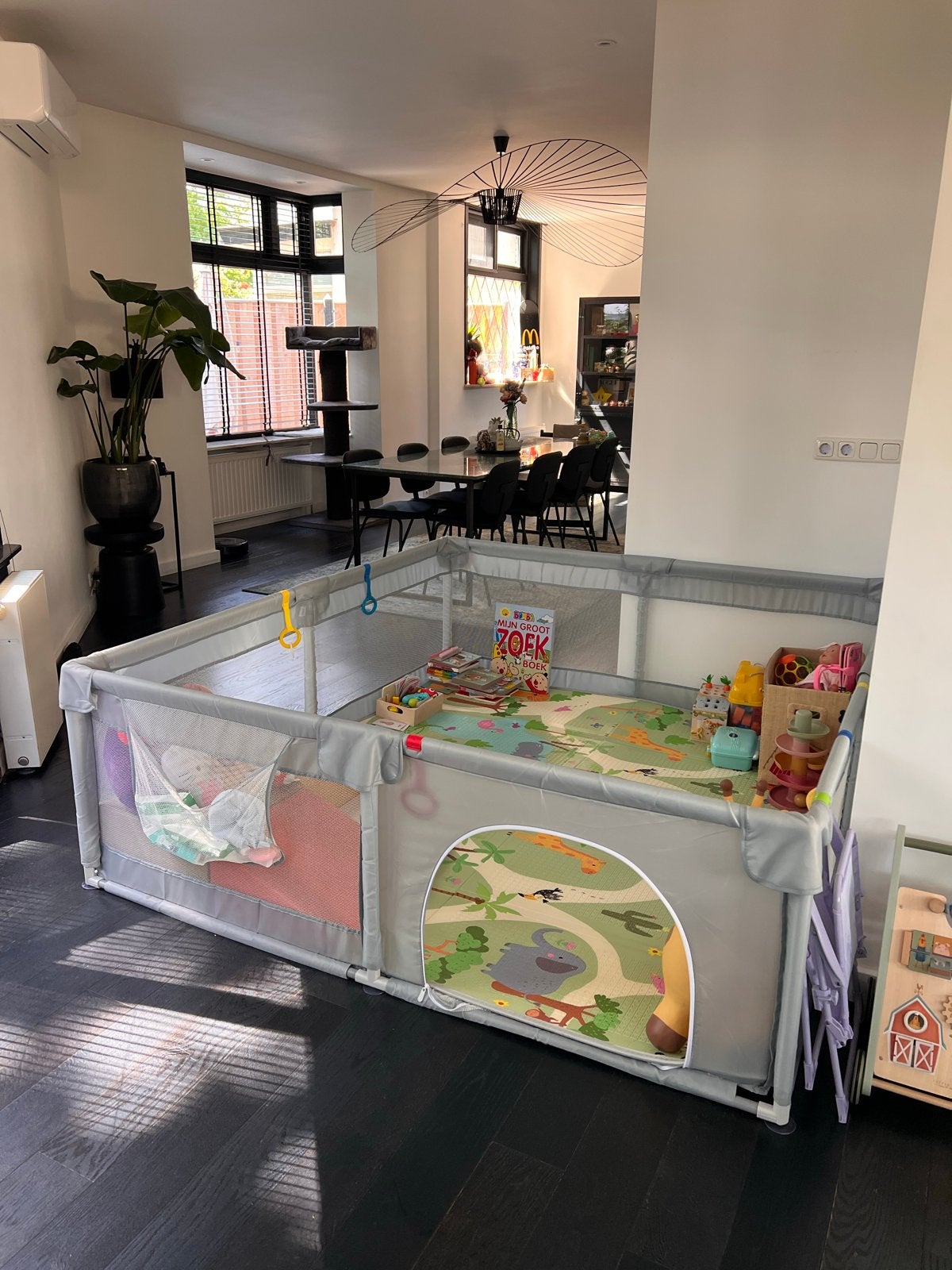 Grondbox XXL (200x180cm), Ophalen, Zo goed als nieuw, Rechthoekig, Boxkleed