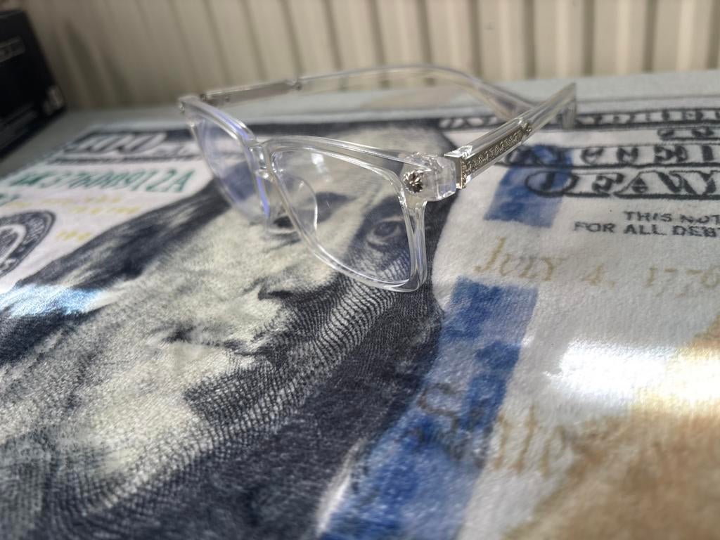 Chrome Hearts bril - Transparant montuur, Overige merken, Overige kleuren, Ophalen of Verzenden, Zo goed als nieuw