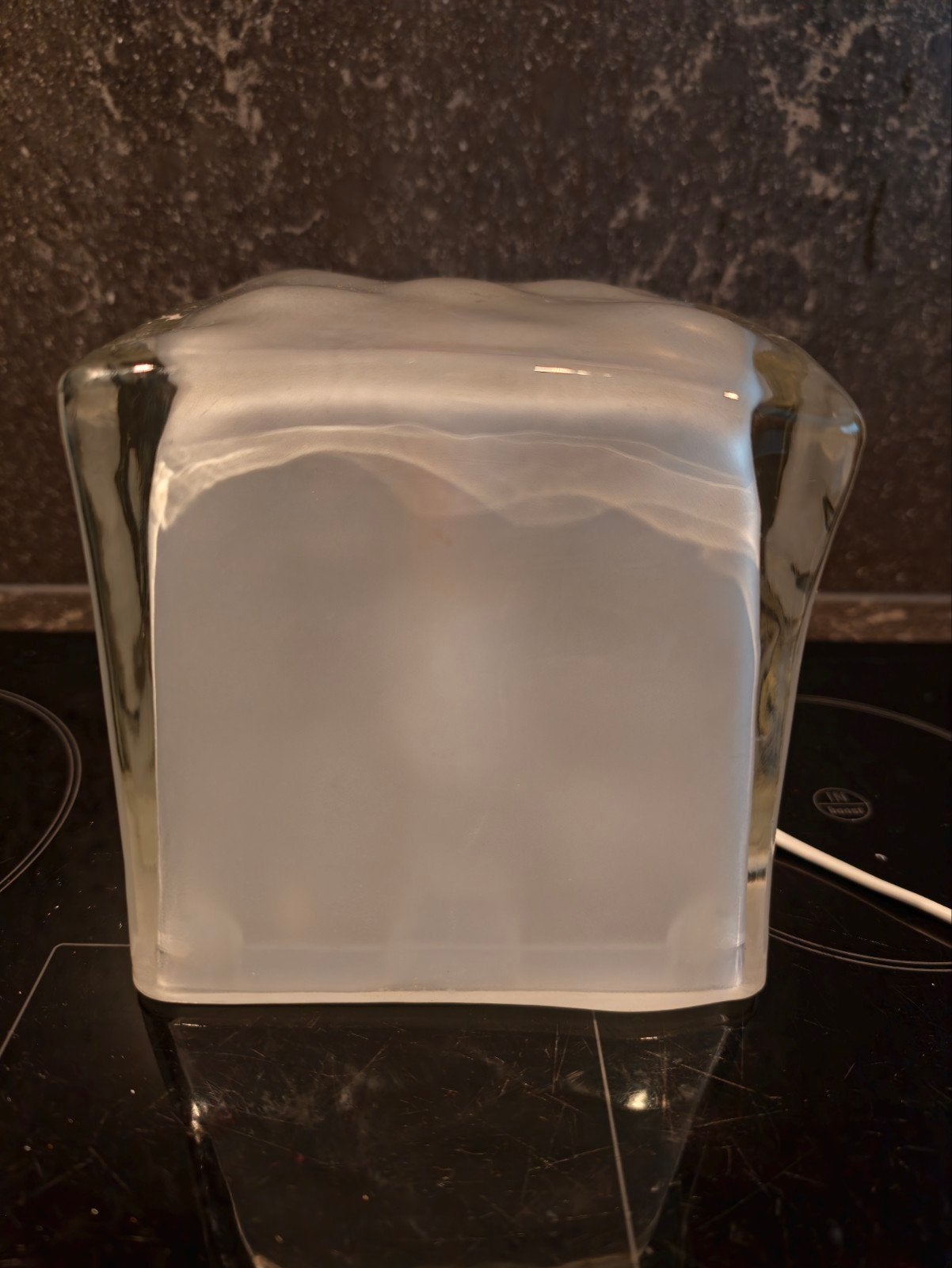 IKEA Icecube Lamp - Unieke Tafellamp, Wit, Gebruikt, Verzenden, IKEA