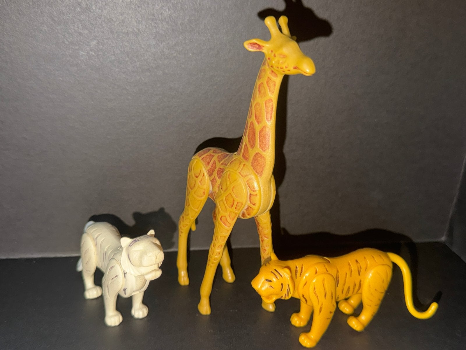 Sept 109: playmobil: dieren giraf en tijgers., Ophalen of Verzenden, Gebruikt, Losse onderdelen