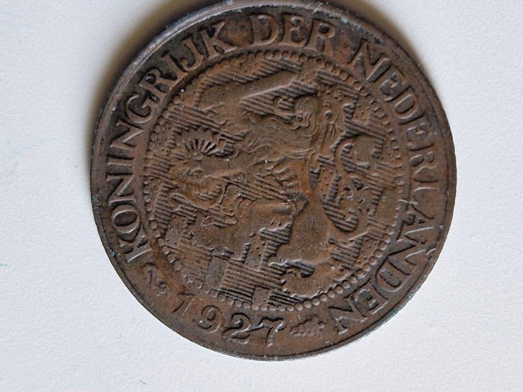 1 cent 1927, Postzegels en Munten, Munten | Nederland, Verzenden, Koningin Wilhelmina, 1 cent, Losse munt