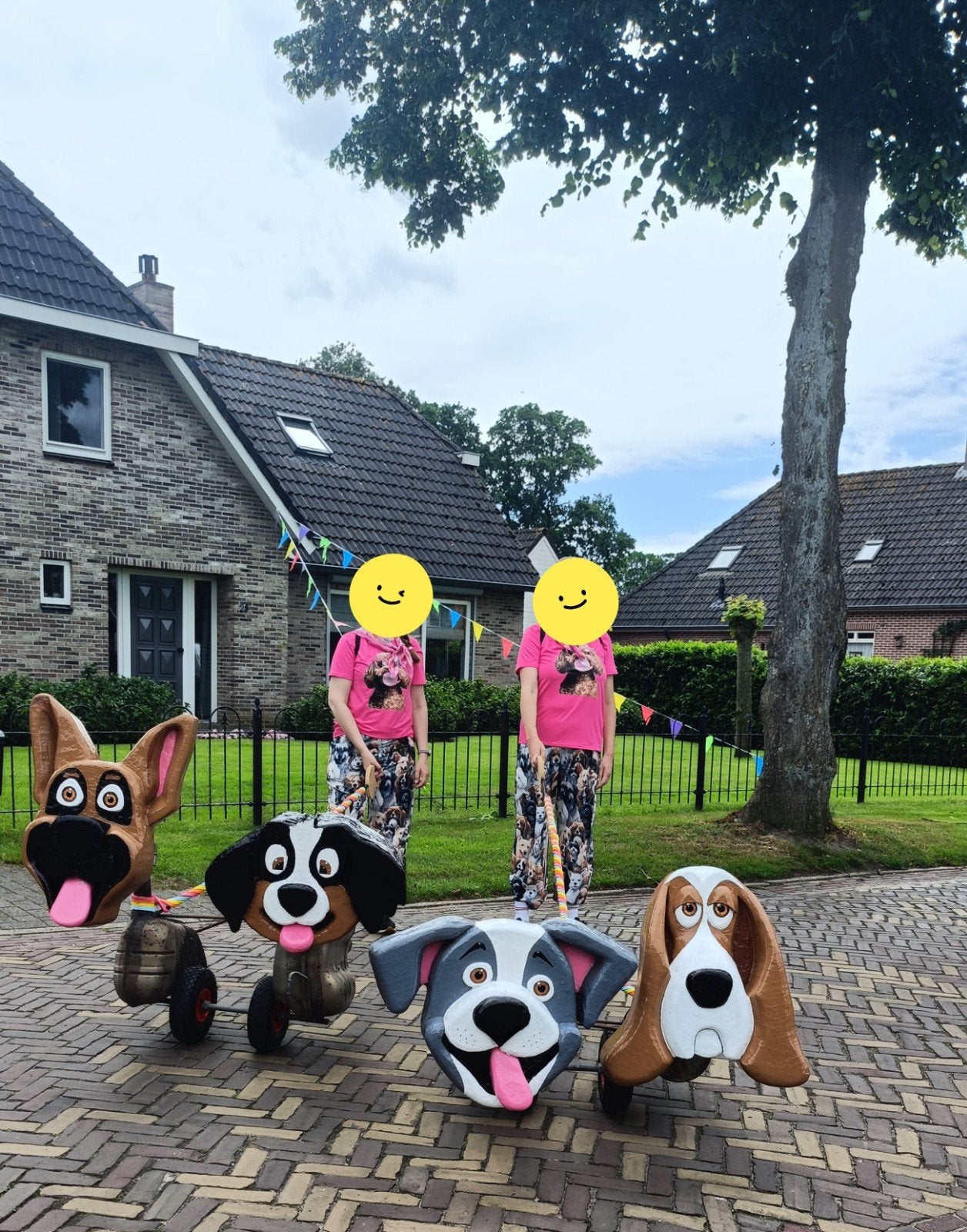 Uitlaatservice Gas Erop - optocht 2e prijs!!!, Ophalen of Verzenden, Carnaval