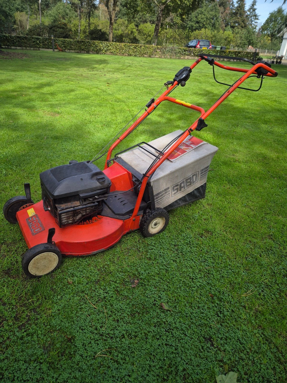 Sabo 52 cm grasmaaier met nieuw mes en onderhoud, Cirkelmaaier, Gebruikt, 50 cm of meer, Ophalen