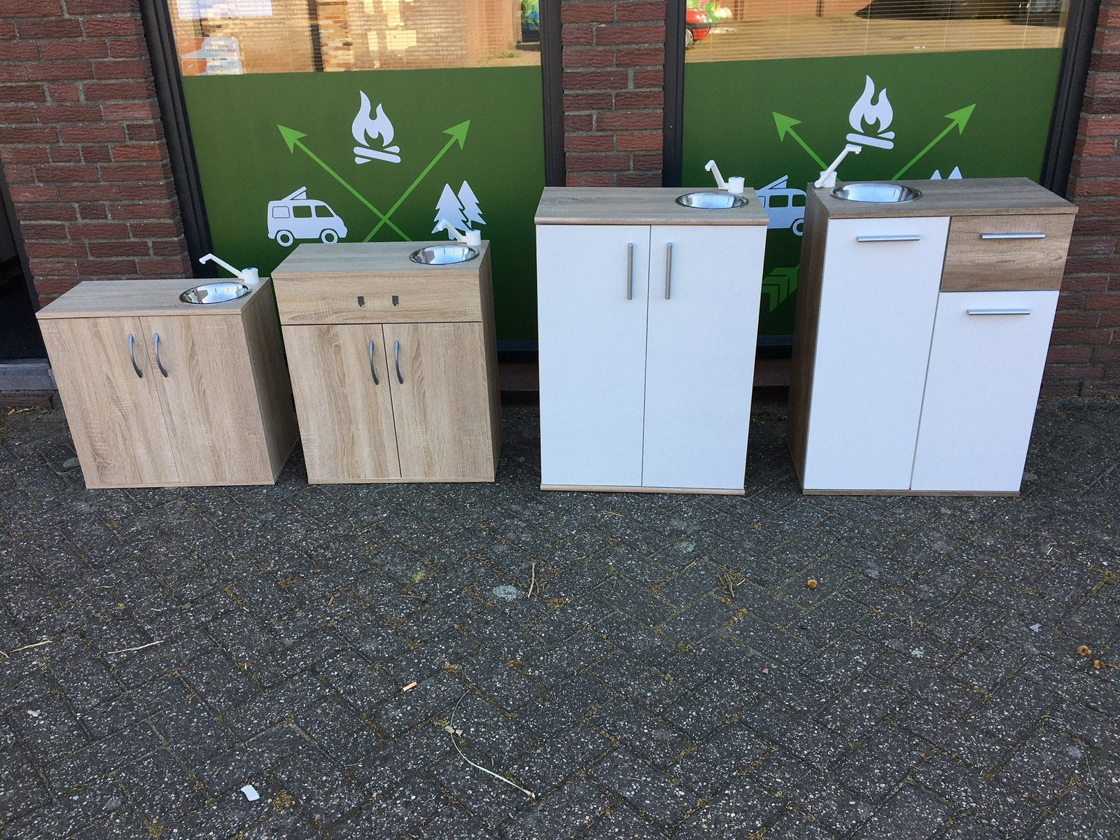 Compacte en eenvoudig verplaatsbare wasgelegenheid., ., Nieuw, Crazycampers, Minder dan 100 cm