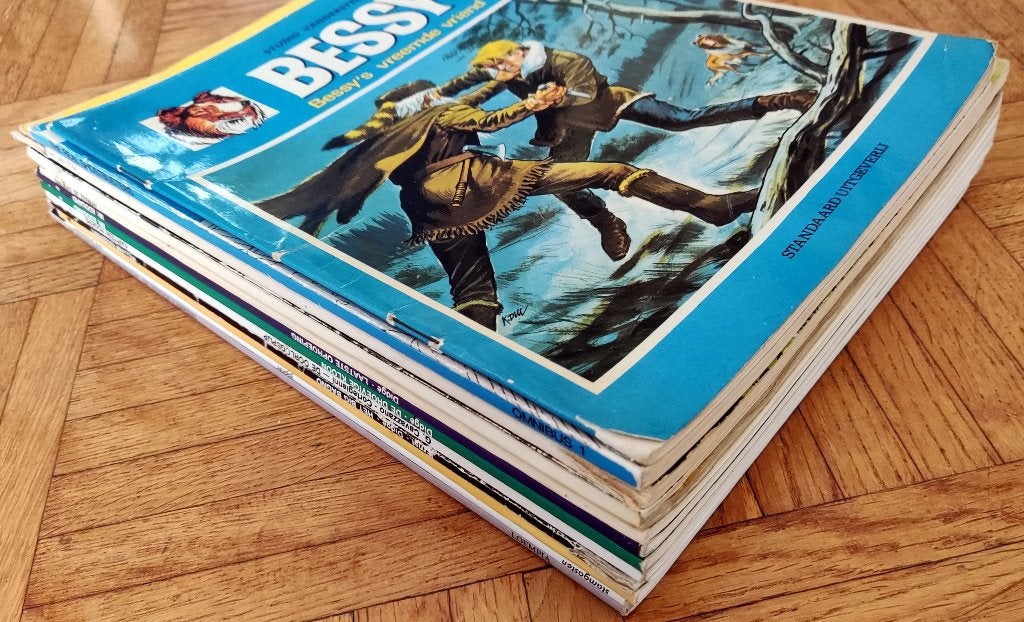 15x Stripboeken, vintage, Boeken, Meerdere stripboeken, Ophalen of Verzenden, Gelezen