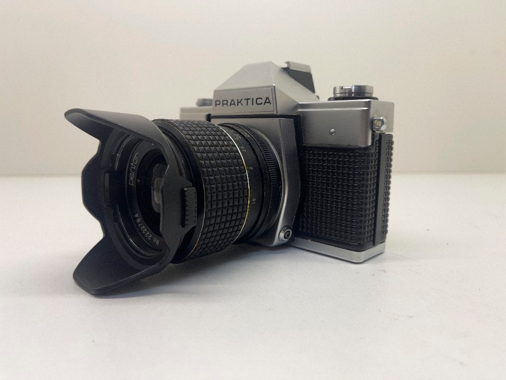 PRAKTICA MTL3 Spiegelreflex fotocamera + 28mm 1:2.8 lens, Spiegelreflex, N, Ophalen of Verzenden, N