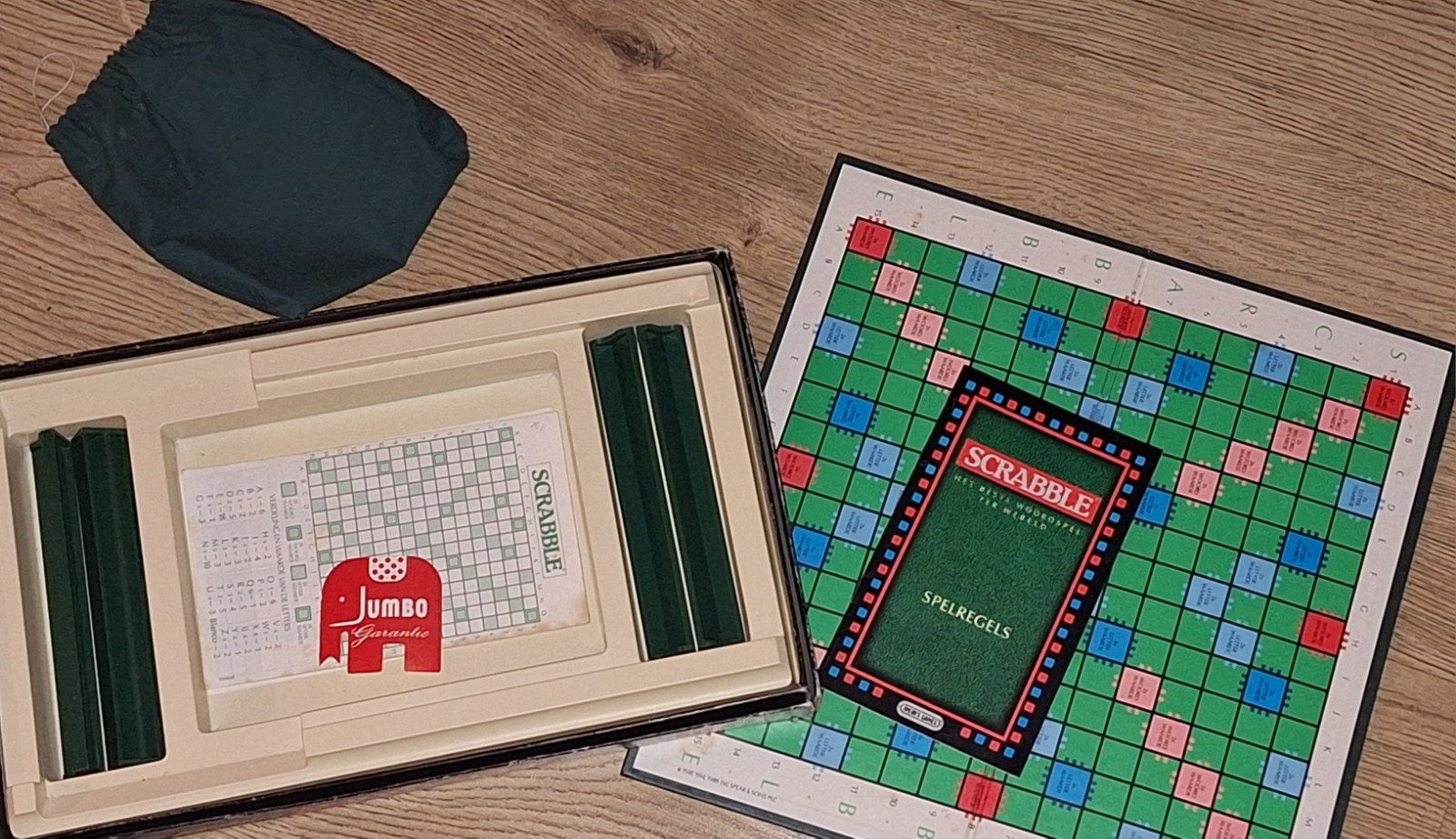 Scrabble Original Compleet, Ophalen