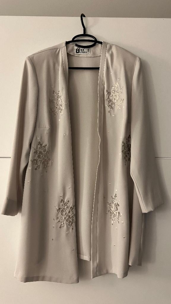 Ann Delire lila/grijze vest, Maat 42/44 (L), Ophalen of Verzenden, Grijs, Ann Delire