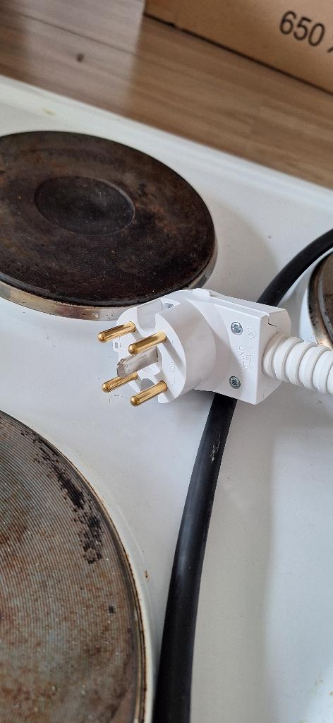 ETNA elektrische kookplaat met Perilex stekker, Witgoed en Apparatuur, Kookplaten, Ophalen, Gebruikt, 4 kookzones, Vrijstaand