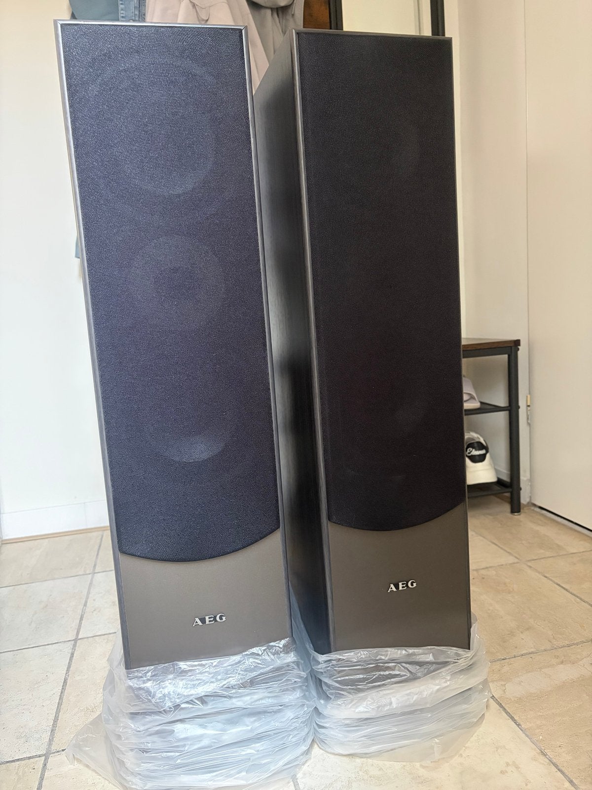 AEG Vloerstaande Luidsprekers - Perfect Werkend, Audio, Tv en Foto, Luidsprekers, Vloerstaande luidspreker, Gebruikt, Geschikt voor surround/home cinema