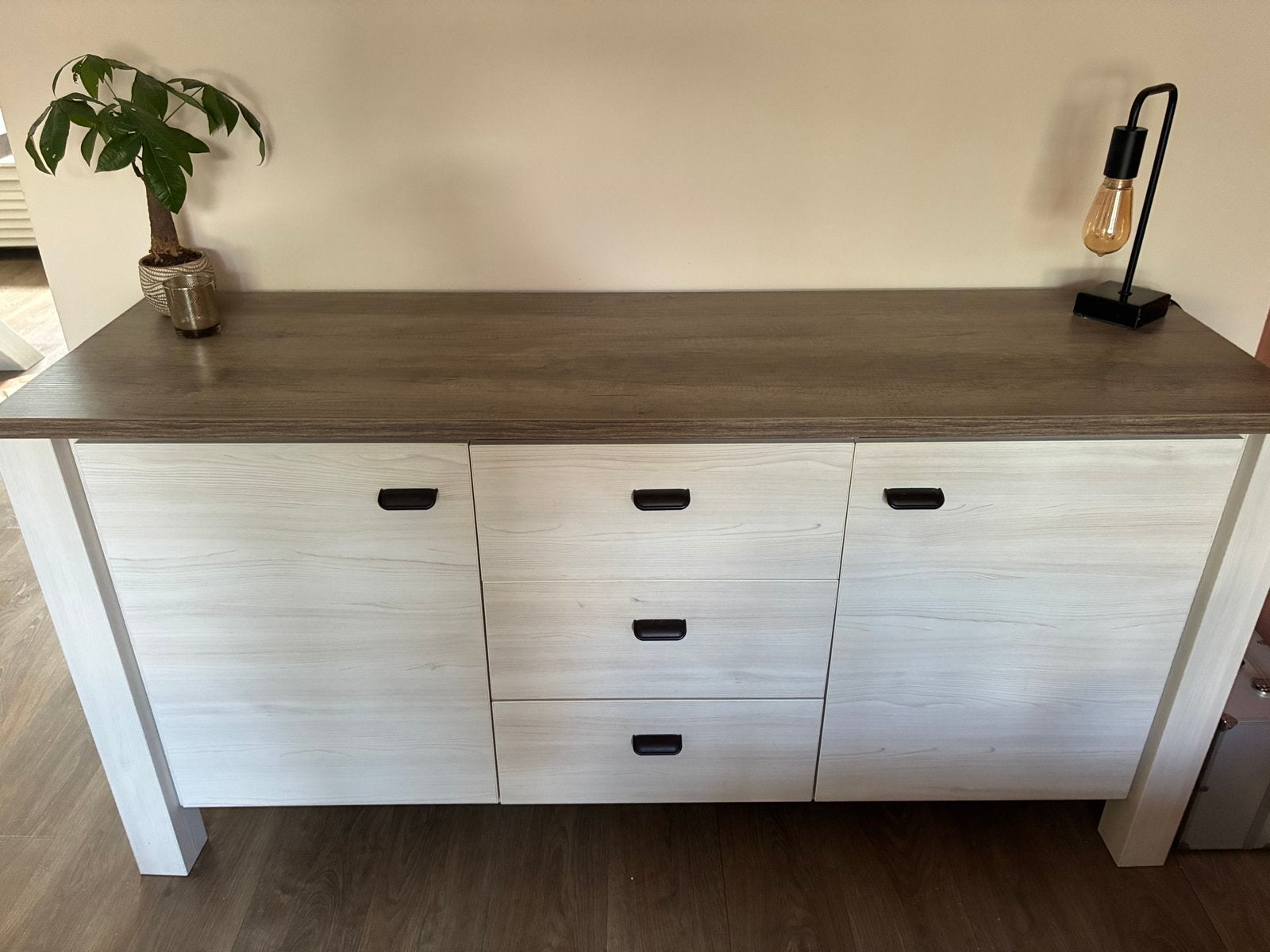 Dressoir Lynn - Leen Bakker 170x83x50, Ophalen, Gebruikt, Met deur(en), 150 tot 200 cm
