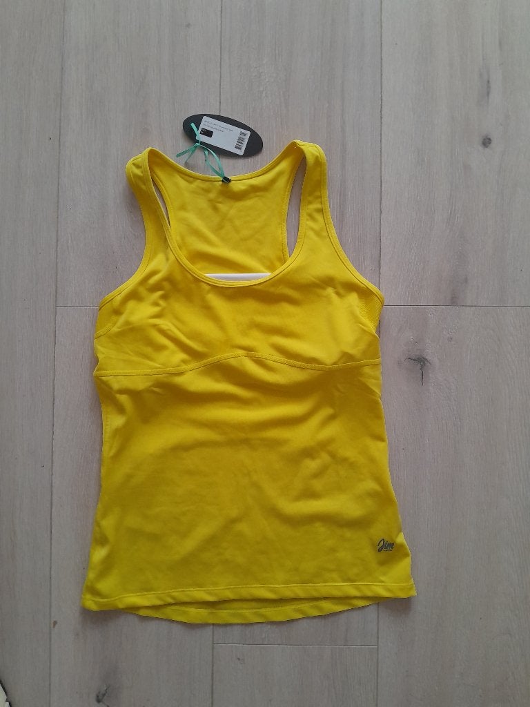 Nieuwe tanktop Jim Moore met kaartjes, koopje, Ophalen, Zwart, Nieuw, Maat 36 (S)