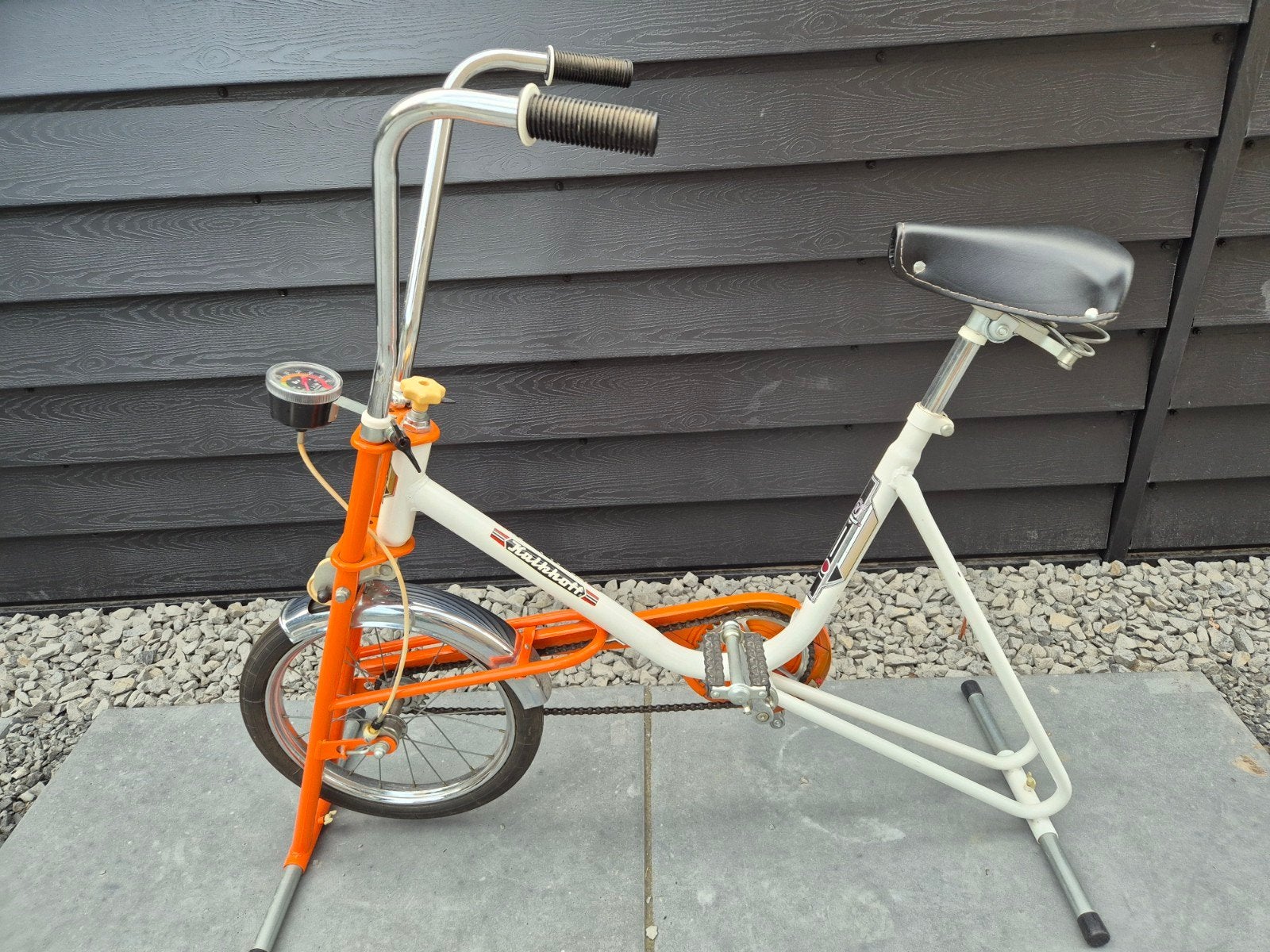Vintage Kalkhoff Hometrainer - Oranje/Wit, Ophalen, Gebruikt, Kalkhoff