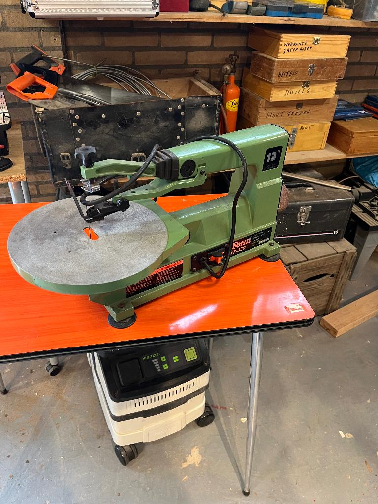 elek figuurzaag, Ophalen, Gebruikt, Minder dan 400 watt, Kolomboormachine