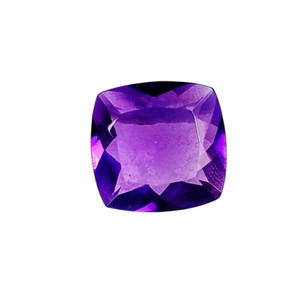 Facet geslepen Amethist 7 ct  Inclusief GGL certificaat, Ophalen of Verzenden, Nieuw