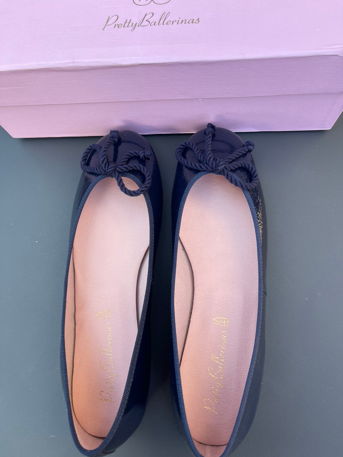 Pretty Ballerinas, blauw lakleer, maat 39, Nieuw, Ballerina's, Verzenden, Blauw