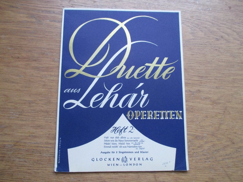 Duette aus lehar operetten 2, Ophalen of Verzenden, Gebruikt, Artiest of Componist, Populair